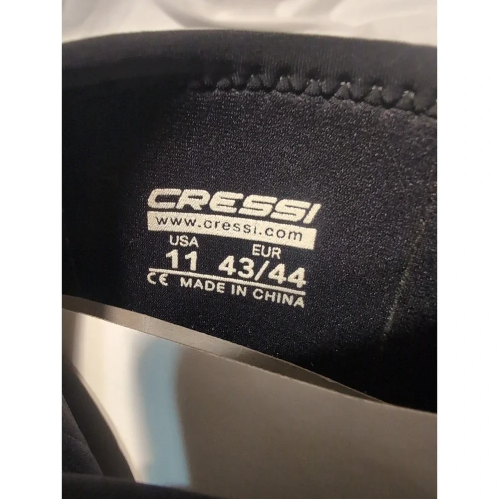 Cressi Minorca. 3mm Water Dive Shoes Size Mens US 11 EUR 43/44 NWOB